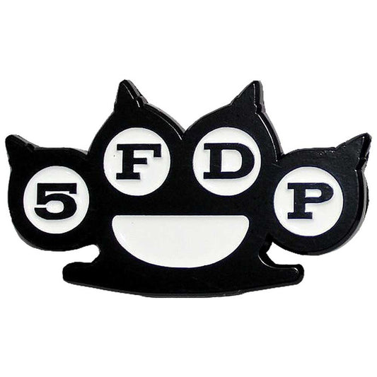 Five Finger Death Punch Cast Metal Pin Badge - Approx 1 Inch - 5FDP Enamel Pin - Pinback Badge Button Lapel With Butterfly Clutch Attachment