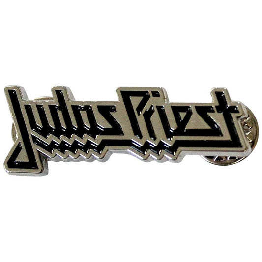 JUDAS PRIEST Cast Metal Pin Badge - Approx 1 Inch - Band Logo Enamel Pin - Pinback Badge Button Lapel With Butterfly Clutch Attachment