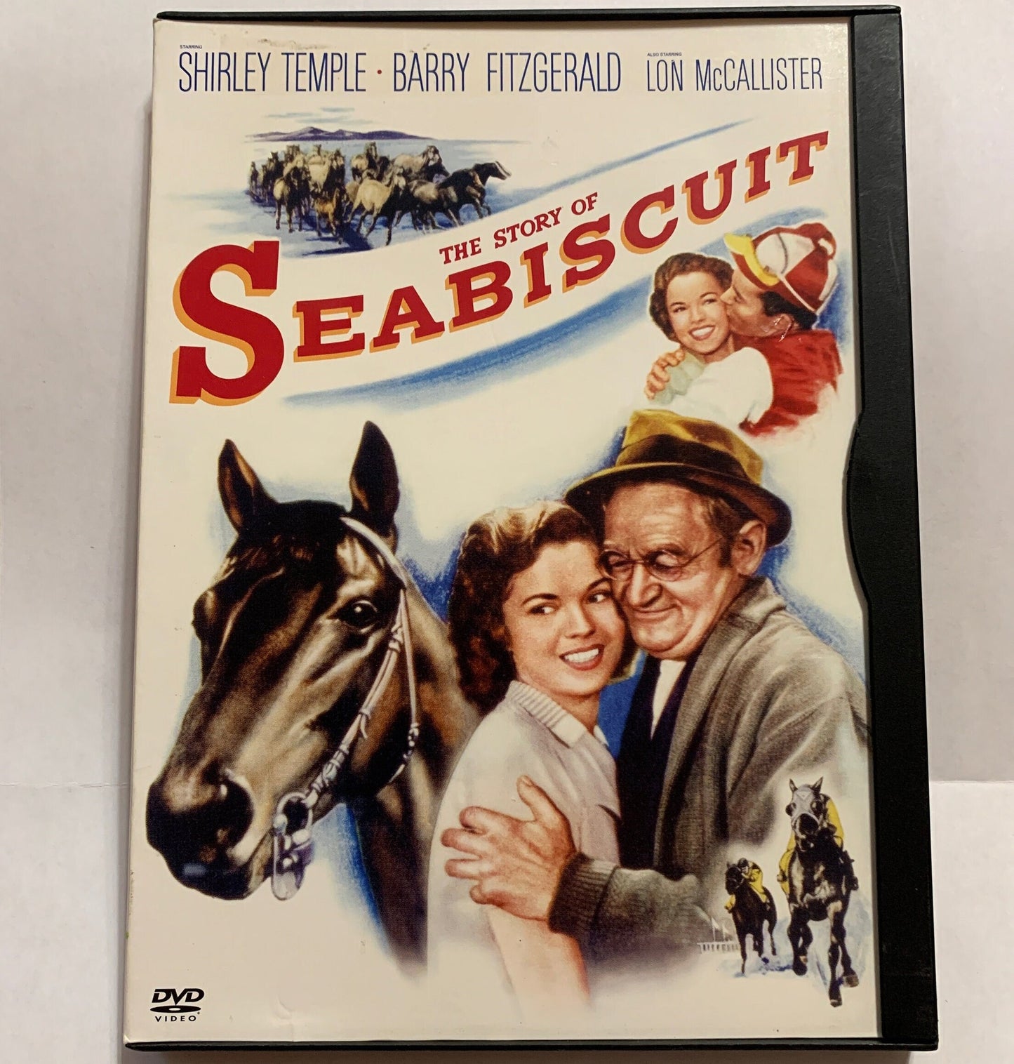 The Story of Seabiscuit (DVD, 1949) Shirley Temple  - Very Good Condition ** Spend 35.00 and get FREE SHIPPING! **