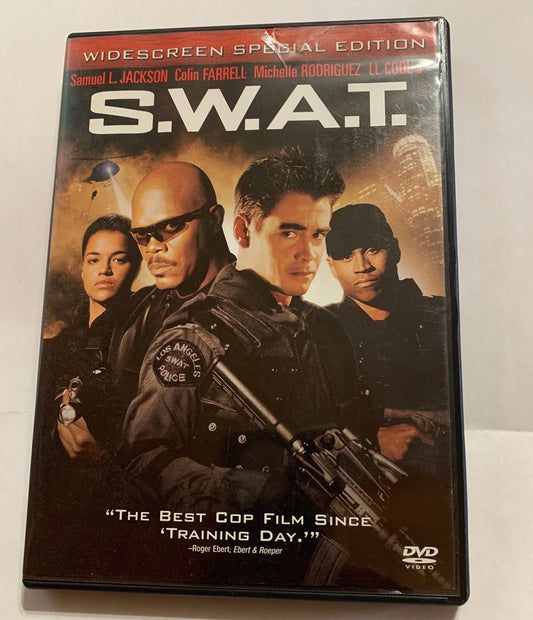 S.W.A.T. (DVD, 2003) Colin Farrell, Samuel L. Jackson, Special Edition - Very Good Condition ** Spend 35.00 and get FREE SHIPPING! **