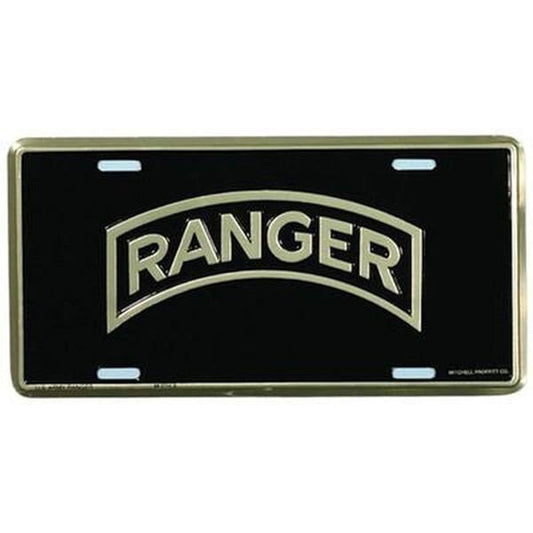 ARMY Ranger Metal License Plate - United States U.S. ARMY Ranger Special Forces Infantry Craft Supply