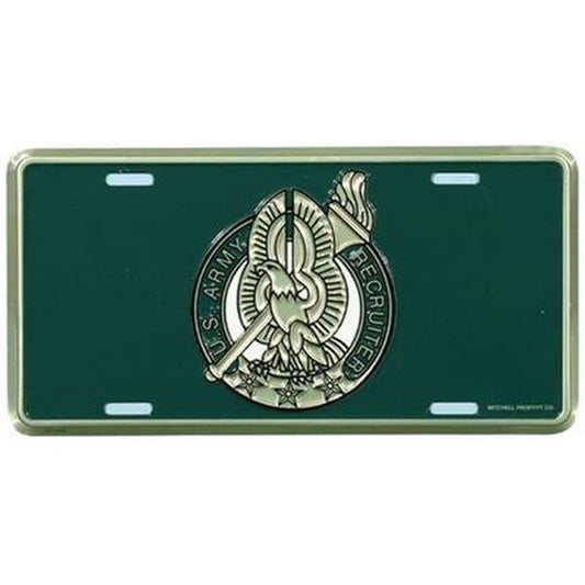 ARMY Recruiter Metal License Plate - United States U.S. ARMY Basic Recruiter Identification Badge Craft Supply