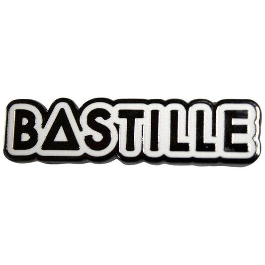 BASTILLE Cast Metal Pin Badge - Aprox 1 Inch - London Pop Band Logo Enamel Pin - Pinback Badge Button Lapel With Butterfly Clutch Attachment