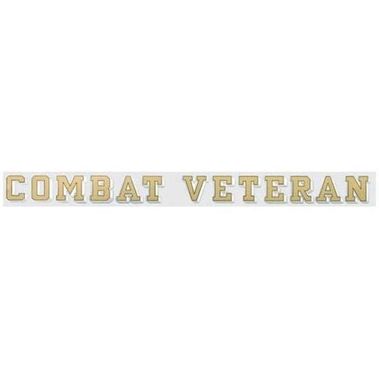 COMBAT VETERAN Window Strip Decal - United States Army Marines Combat Vet Window Strip Decal Military For Car Truck Window Craft Supply