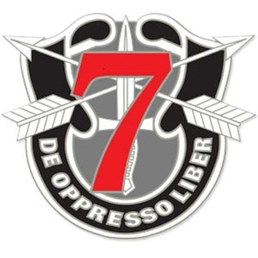 ARMY 7th Special Forces Lapel Pin - 1 Inch - United States Army Enamel Pin Backpack Tie Shirt Button Pinback Craft Supply