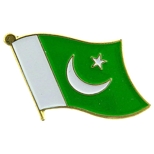 PAKISTAN Flag Lapel Pin - Country Flag Enamel Pin for Backpack Tie Shirt Button Pinback Lapel Pin