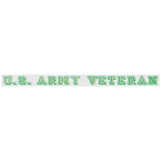 U.S. ARMY VETERAN Window Strip Decal - United States Army Veteran Window Strip Decal Military For Car Truck Window Craft Supply