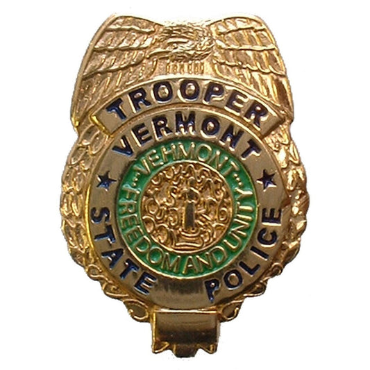 Vermont State Police Lapel Pin - State Trooper Highway Patrol Police - Enamel Pin Backpack Tie Shirt Trading Button Pinback Craft Supply
