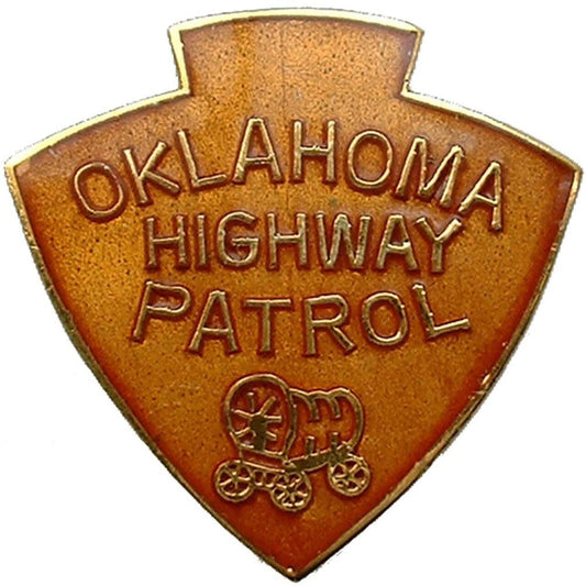 Oklahoma Highway Patrol Officer Lapel Pin - State Trooper Police Patrol - Enamel Pin Backpack Tie Shirt Trading Button Pinback Craft Supply