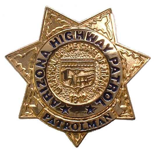 Arizona Highway Patrol Officer Lapel Pin - State Trooper Police Patrol - Enamel Pin Backpack Tie Shirt Trading Button Pinback Craft Supply