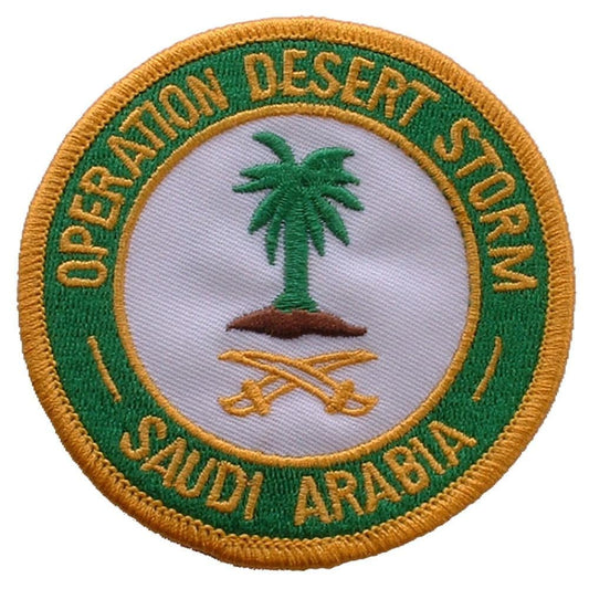Operation Desert Storm Saudi Arabia Patch - United States Military Embroidered Patch Applique Craft Supply