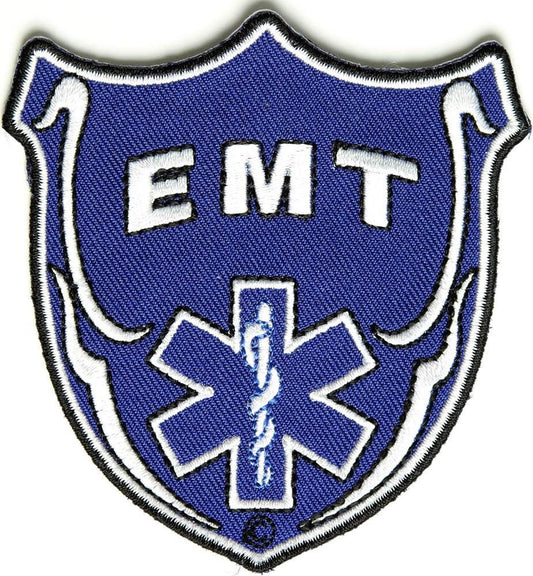 EMT Shield Patch EMS Medic Paramedic Embroidered Patch Craft Supply
