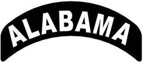 ALABAMA STATE Rocker Biker Motorcycle Embroidered Patch Craft Supply