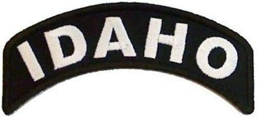 IDAHO STATE Rocker Biker Motorcycle Embroidered Patch Craft Supply