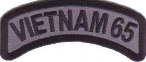 VIETNAM 1965 Rocker Military VET Veteran Embroidered Patch Craft Supply