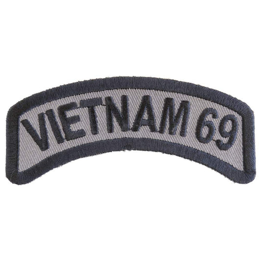 VIETNAM 1969 Rocker Military VET Veteran Embroidered Patch Craft Supply