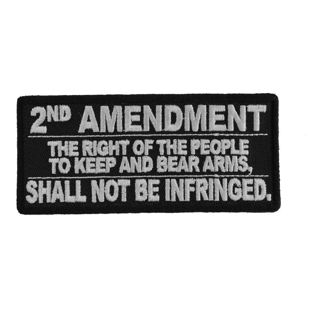 2ND AMENDMENT Right Of The People Bear Arms Embroidered Patch