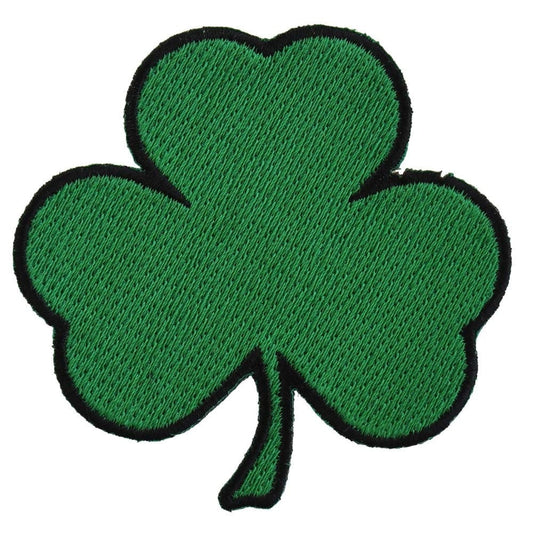 3 LEAF CLOVER Shamrock Embroidered Patch Craft Supply