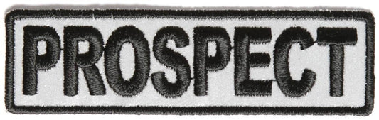 PROSPECT Reflective Biker Motorcycle Embroidered Patch