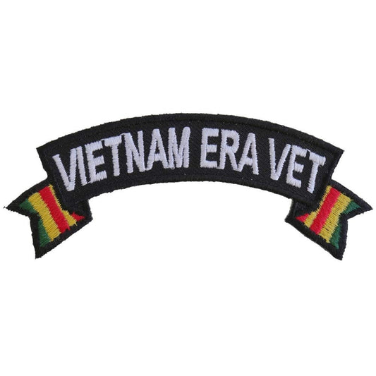 VIETNAM ERA VET Rocker Military Veteran Embroidered Patch