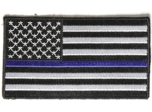Subdued United States US Thin BLUE Line Stripe Flag Law Enforcement Police Patch