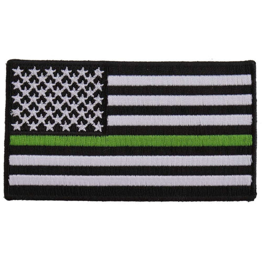Subdued United States Us Thin GREEN Line Stripe Flag BORDER PATROL Law Enforcement Patch