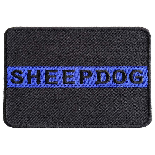 SHEEPDOG Thin Blue Line Police Law Enforcement Sheriff Patch
