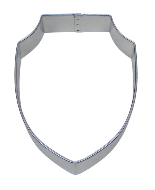 SHIELD PLAQUE Cookie Cutter Metal 4 Inches - Castle Party Stencil Fondant
