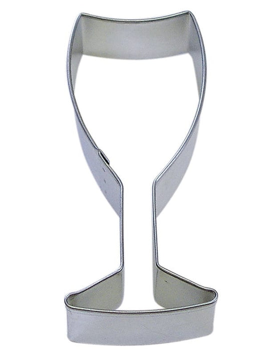 WINE GLASS Cookie Cutter Metal 4 Inches - Drink Alcohol Bar Stencil Fondant Craft Supply