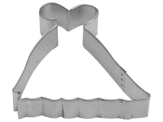 PRINCESS GOWN Cookie Cutter Metal 4 Inches - Dress Princess Ball Dancing Stencil Fondant Craft Supply