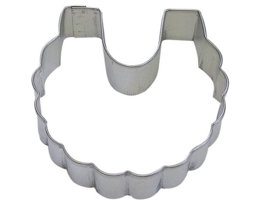 BABY BIB Cookie Cutter Metal 4 Inches - Food Baby Infant Pacifier Stencil Fondant