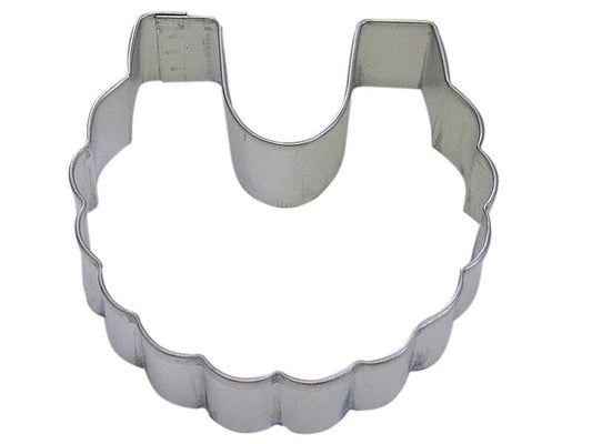 BABY BIB Cookie Cutter Metal 4 Inches - Food Baby Infant Pacifier Stencil Fondant Craft Supply