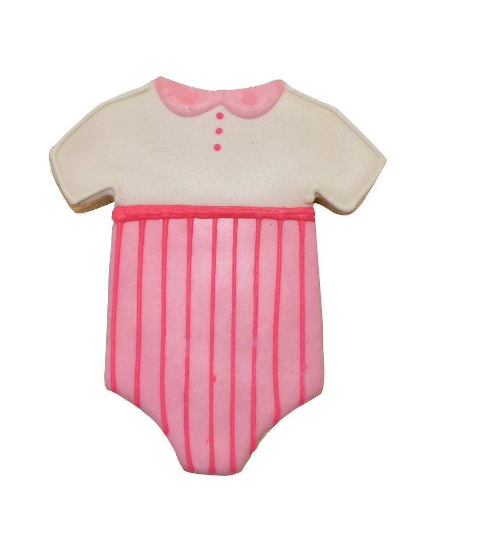 BABY BODY SUIT  Cookie Cutter Metal 3.5 Inches - Clothes Body Suit Pajamas Infant Stencil Fondant