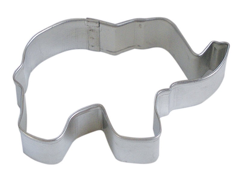 ELEPHANT Cookie Cutter Metal 3 Inches - Stencil Fondant Republican Zoo Animal