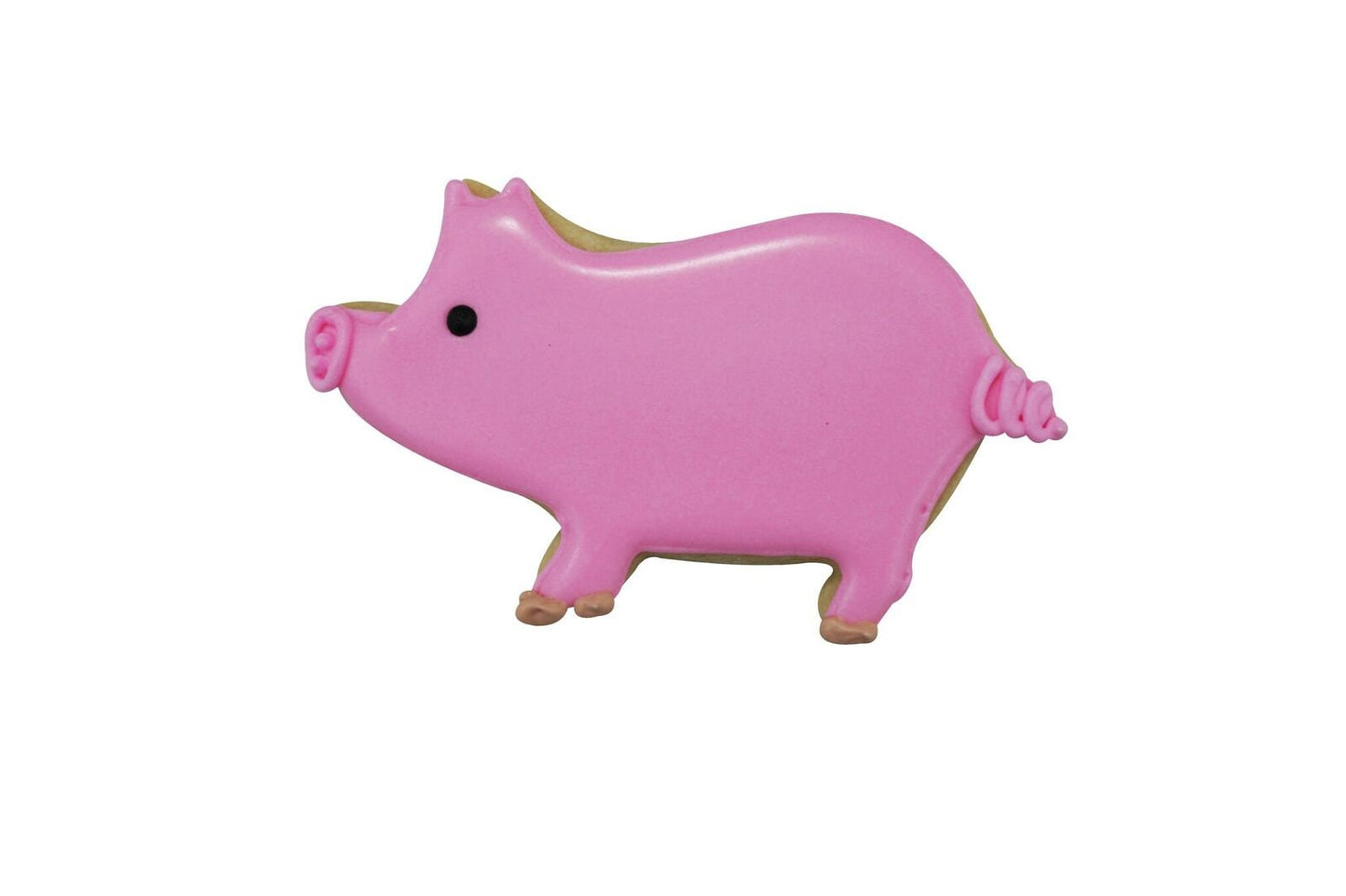 PIG Cookie Cutter Metal 3.75 Inches - Stencil Fondant Farm Animal Piglet Craft Supply