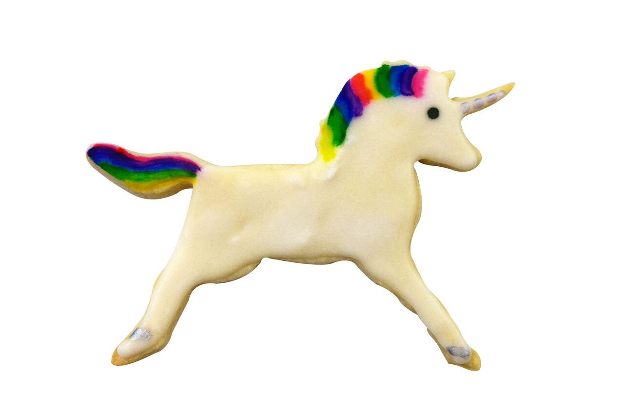 UNICORN Cookie Cutter Metal 4.5 Inches - Stencil Fondant Rainbow Craft Supply