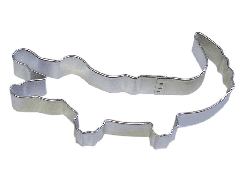 ALLIGATOR Cookie Cutter Metal 4.5 Inches - Stencil Fondant