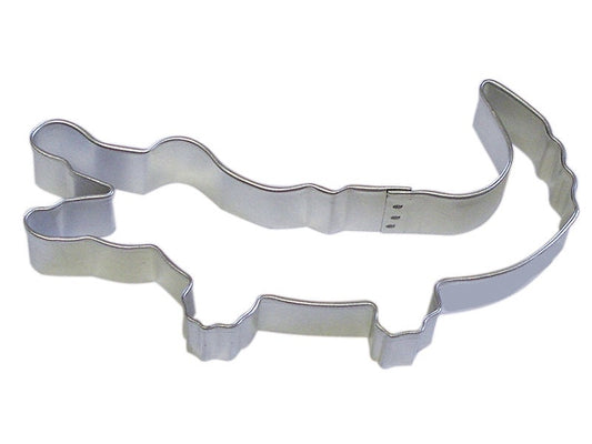ALLIGATOR Cookie Cutter Metal 4.5 Inches - Stencil Fondant