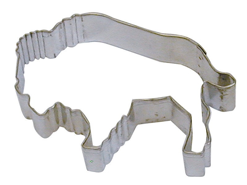 BUFFALO Cookie Cutter Metal 4 Inches - Stencil Fondant Zoo Animal Jungle Safari Craft Supply