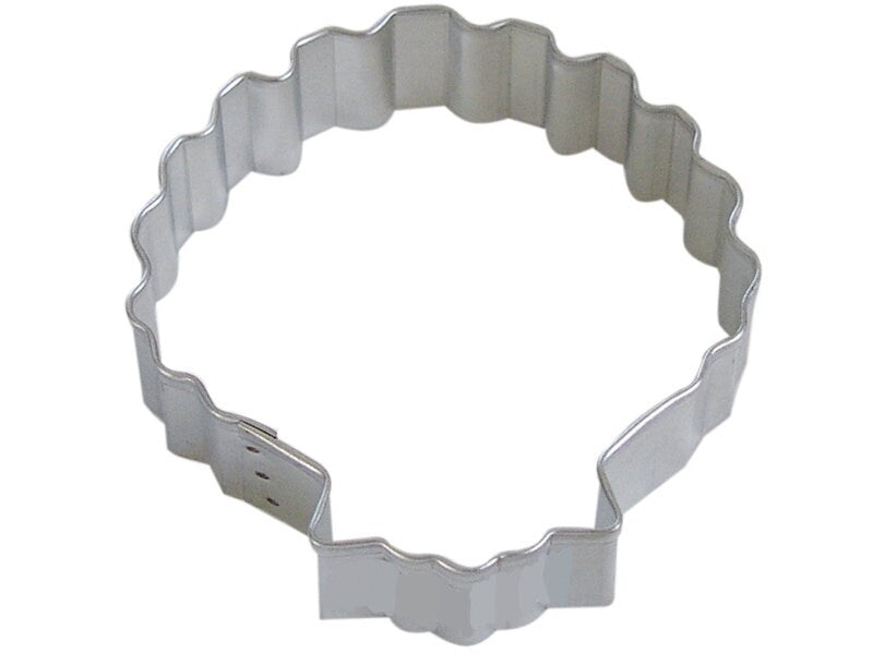 SEA SHELL Cookie Cutter Metal 3 Inches - Stencil Fondant Craft Supply