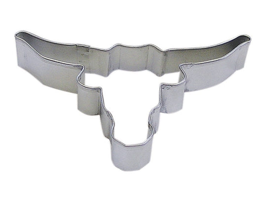 LONGHORN Cookie Cutter Metal 4 Inches - Stencil Fondant