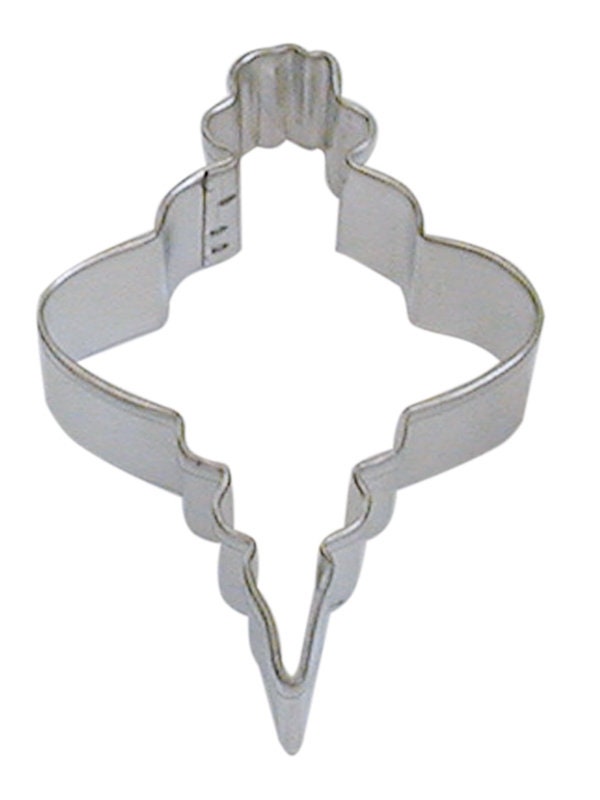 ORNAMENT FANCY OVAL Cookie Cutter Metal 3.5 Inches - Stencil Fondant Craft Supply