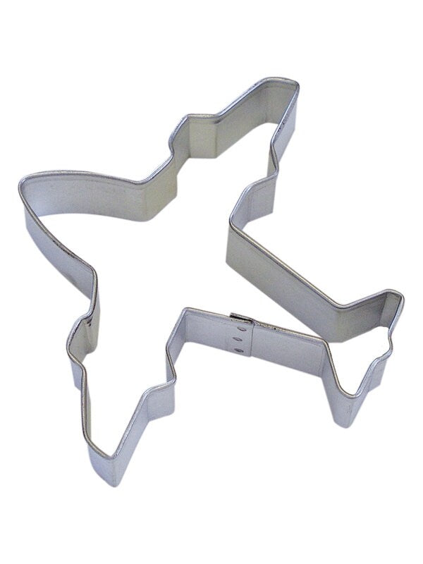 AIRPLANE Cookie Cutter Metal 4 Inches - Stencil Fondant