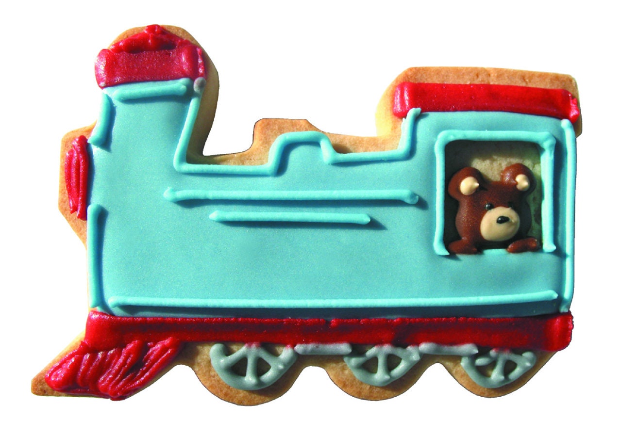 TRAIN Cookie Cutter Metal 3 Inches - Stencil Fondant Craft Supply