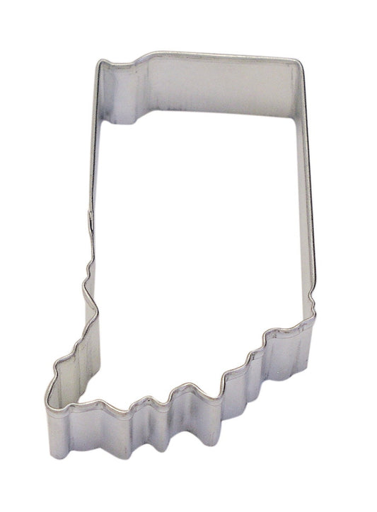 INDIANA Cookie Cutter State Metal 3.5 Inches - Stencil Fondant Craft Supply