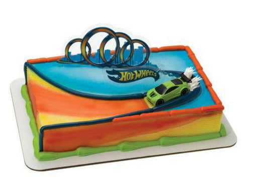 HOT WHEELS Drift Cake Topper Cake Decoration Decoset Birthday Craft Supply