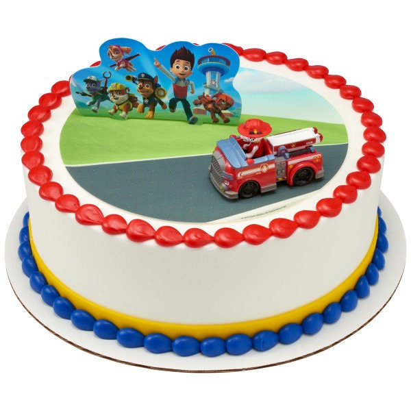 PAW PATROL Just Yelp For Help Cake Topper Cake Decoration Decoset Birthday Craft Supply