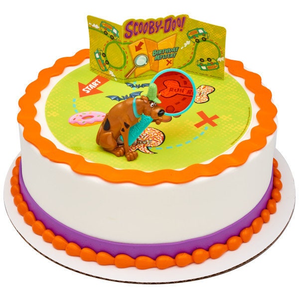 SCOOBY-DOO! Cake Topper Mystery Revealed Cake Decoration Decoset Birthday Craft Supply