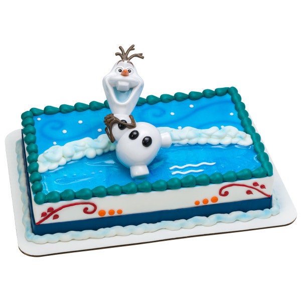 DISNEY FROZEN Olaf Chillin Cake Topper Cake Decoration Decoset Birthday Craft Supply