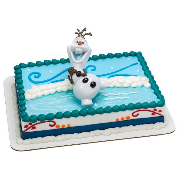 DISNEY FROZEN Olaf Chillin Cake Topper Cake Decoration Decoset Birthday Craft Supply